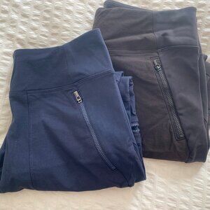 Athleta Headlands Hybrid High Rise Cargo Legging - Bundle  - Black & Navy - 10P